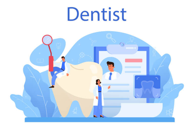 Dentista a Sinalunga, immagine concept di una prima visita odontoiatrica completa
