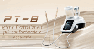 Tecnologia avanzata Woodpecker PT-B per una pulizia dentale più efficace e delicata nello studio dentistico Sidental di Sinalunga