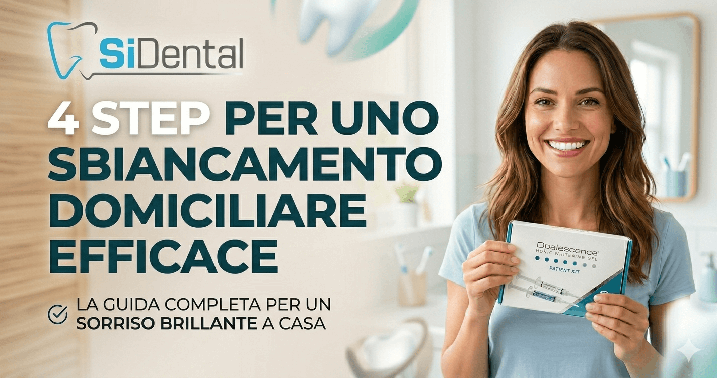 Sbiancamento domiciliare dei denti
